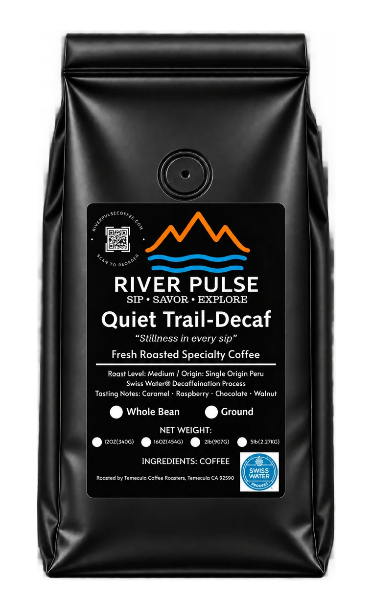 Quiet Trail decaf bag