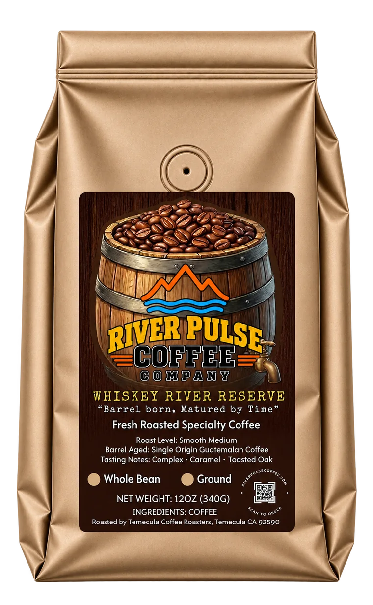 Whiskey River Reserve barrel aged bag